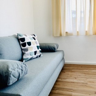 Detailaufnahme Couch im Appartement