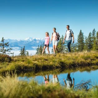 Familienwanderung am Roßbrand mit Moorsee © TVB Radstadt_Markus Rohrbacher