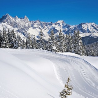 Langlaufen auf der Höhenloipe am Roßbrand © TVB Radstadt_Christian Schartner