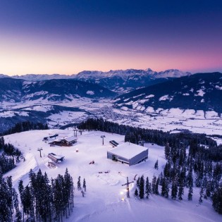 Sonnenuntergang im Skigebiet Radstadt-Altenmarkt © TVB Radstadt_Markus Rohrbacher