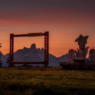 Sonnenuntergang am Roßbrand, dem Radstädter Hausberg © TVB Radstadt_Markus Rohrbacher