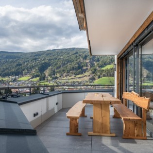 Sonnenterrasse im Appartement in Radstadt