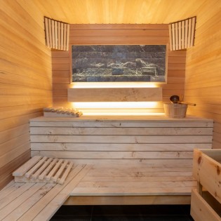Sauna im Appartement Almrausch in Radstadt