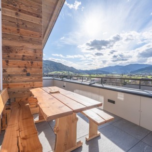 Sonnenterrasse mit herrlichem Bergpanorama in Radstadt