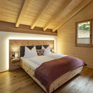 Schlafzimmer im Appartement Edelweiß